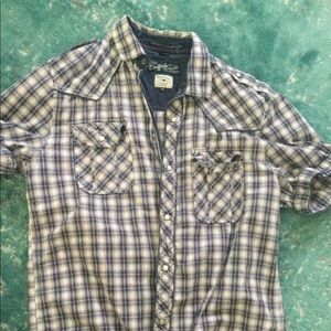 Buffalo David Bitton short sleeve button down sz L
